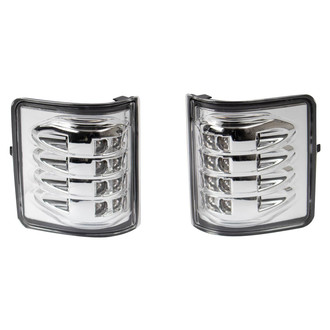 TRQ® - Driver or Passenger Side View Mirror Turn Signal Set
