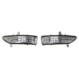 TRQ® - Driver and Passenger Side View Mirror Turn Signal Light Set