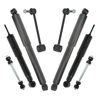 TRQ® - Front and Rear Shock Absorber and Suspension Kit