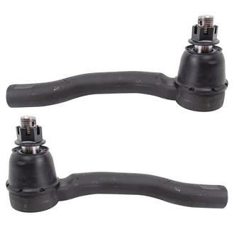 TRQ® - Front Driver and Passenger Side Outer Steering Tie Rod End Kit
