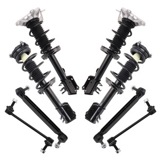 TRQ® - Front and Rear Shock Absorber and Suspension Kit