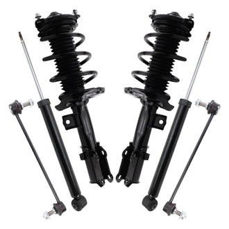 TRQ® - Front and Rear Shock Absorber and Suspension Kit