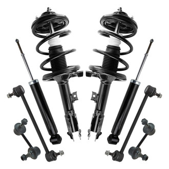 TRQ® - Front and Rear Shock Absorber and Suspension Kit
