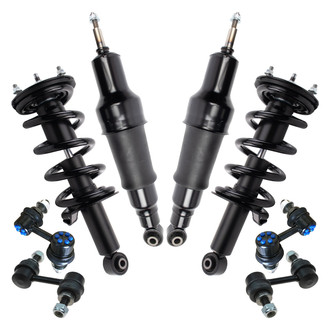 TRQ® - Front and Rear Shock Absorber and Suspension Kit