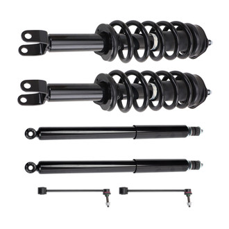 TRQ® - Front and Rear Shock Absorber and Suspension Kit