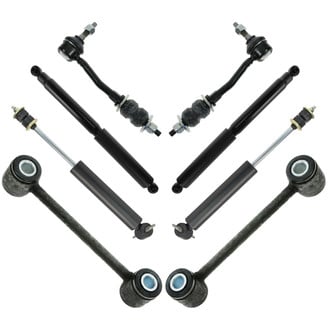 TRQ® - Front and Rear Shock Absorber and Suspension Kit