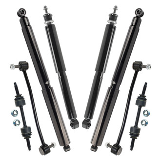TRQ® - Front and Rear Shock Absorber and Suspension Kit