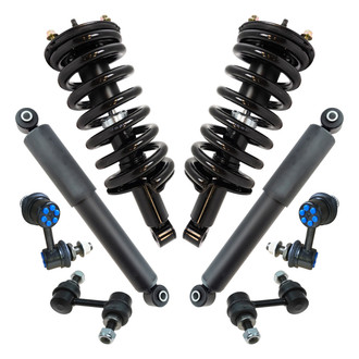 TRQ® - Front and Rear Shock Absorber and Suspension Kit