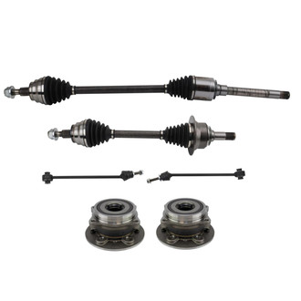 TRQ® - Front Axle Shaft and Suspension Kit