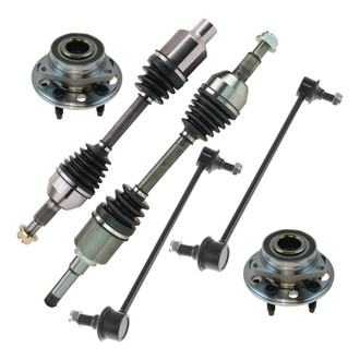 TRQ® - Front Axle Shaft and Suspension Kit