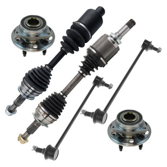 TRQ® - Front Axle Shaft and Suspension Kit