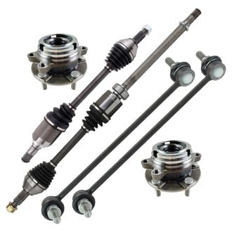 TRQ® - Front Axle Shaft and Suspension Kit