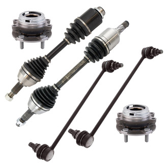 TRQ® - Front Axle Shaft and Suspension Kit