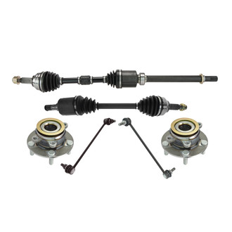 TRQ® - Front Axle Shaft and Suspension Kit