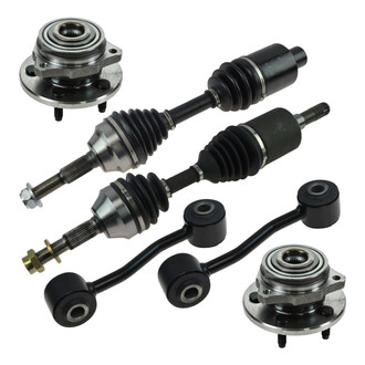 TRQ® - Front Axle Shaft and Suspension Kit