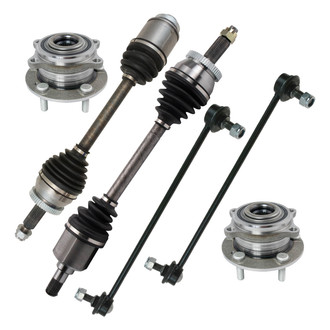 TRQ® - Front Axle Shaft and Suspension Kit