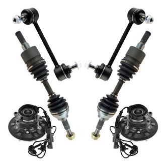 TRQ® - Front Axle Shaft and Suspension Kit