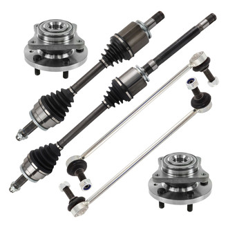 TRQ® - Front Axle Shaft and Suspension Kit