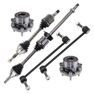 TRQ® - Front Axle Shaft and Suspension Kit