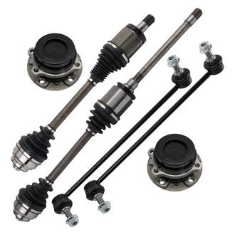 TRQ® - Front Axle Shaft and Suspension Kit