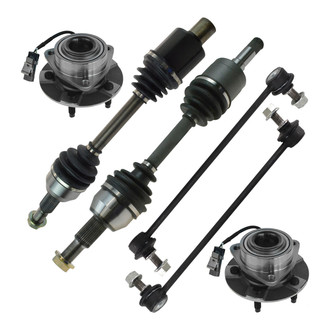 TRQ® - Front Axle Shaft and Suspension Kit