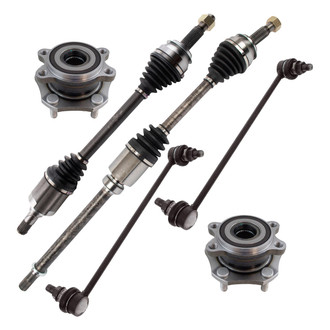 TRQ® - Front Axle Shaft and Suspension Kit