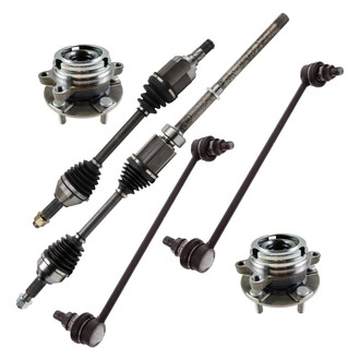 TRQ® - Front Axle Shaft and Suspension Kit