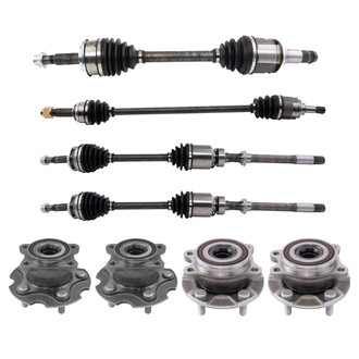 TRQ® - Front and Rear Drivetrain Kit