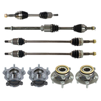 TRQ® - Front and Rear Drivetrain Kit