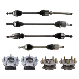 TRQ® - Front and Rear Drivetrain Kit