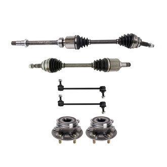 TRQ® - Front Axle Shaft and Suspension Kit