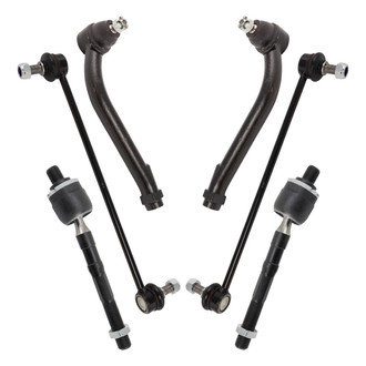 TRQ® - Front Steering Tie Rods and Suspension Kit