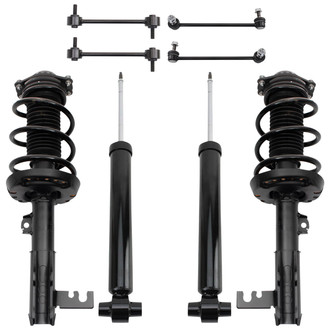TRQ® - Front and Rear Strut and Suspension Kit