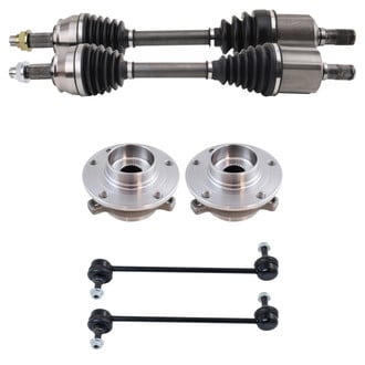 TRQ® - Front Axle Shaft and Suspension Kit