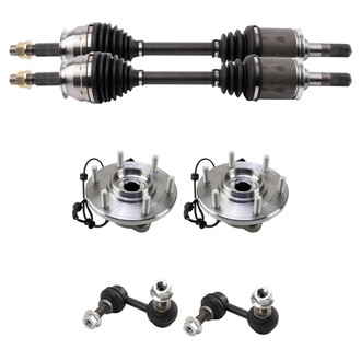 TRQ® - Front Axle Shaft and Suspension Kit