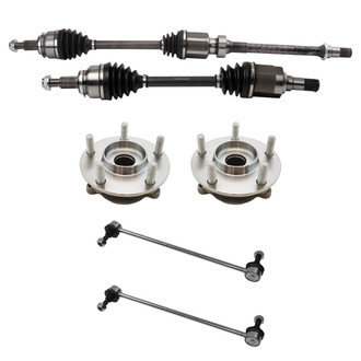 TRQ® - Front Axle Shaft and Suspension Kit