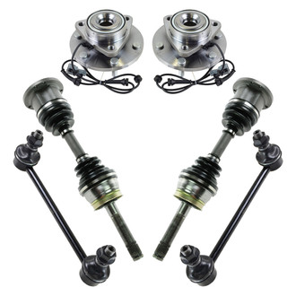 TRQ® - Front Axle Shaft and Suspension Kit