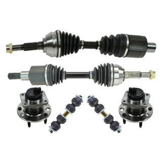 TRQ® - Front Axle Shaft and Suspension Kit