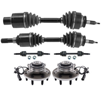 TRQ® - Front Axle Shaft and Suspension Kit