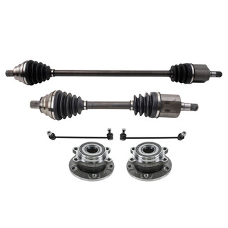 TRQ® - Front Axle Shaft and Suspension Kit
