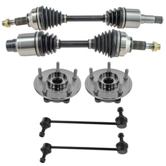 TRQ® - Front Axle Shaft and Suspension Kit