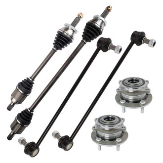 TRQ® - Front Axle Shaft and Suspension Kit