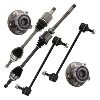 TRQ® - Front Axle Shaft and Suspension Kit