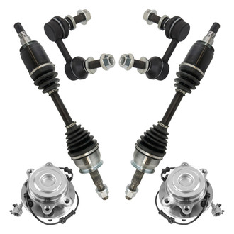 TRQ® - Front Axle Shaft and Suspension Kit