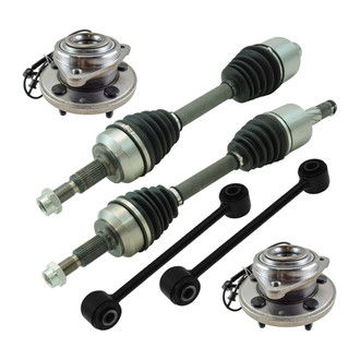 TRQ® - Front Axle Shaft and Suspension Kit