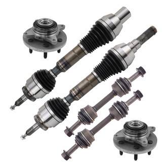 TRQ® - Front Axle Shaft and Suspension Kit