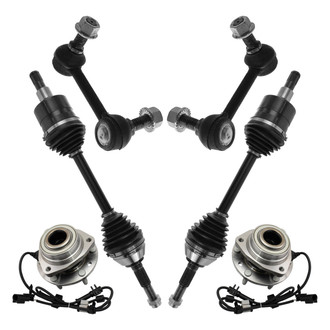 TRQ® - Front Axle Shaft and Suspension Kit