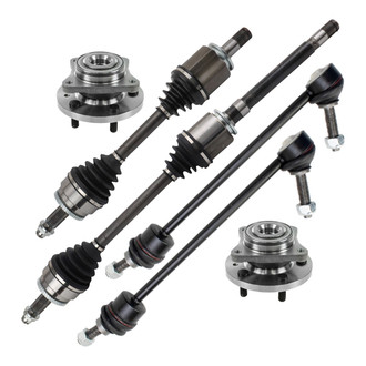 TRQ® - Front Axle Shaft and Suspension Kit