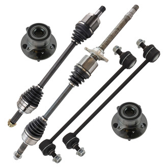 TRQ® - Front Axle Shaft and Suspension Kit