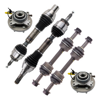 TRQ® - Front Axle Shaft and Suspension Kit
